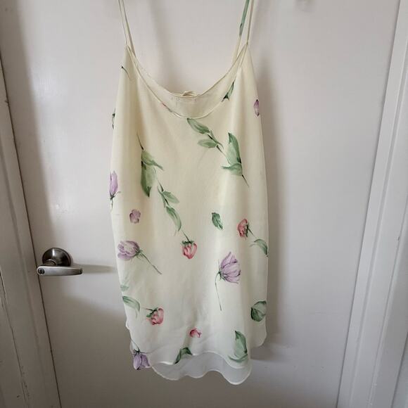 Josie Saks Fifth Chemise / Nightgown Layered Multicolor Florals Women's Sz. LG - Picture 1 of 5